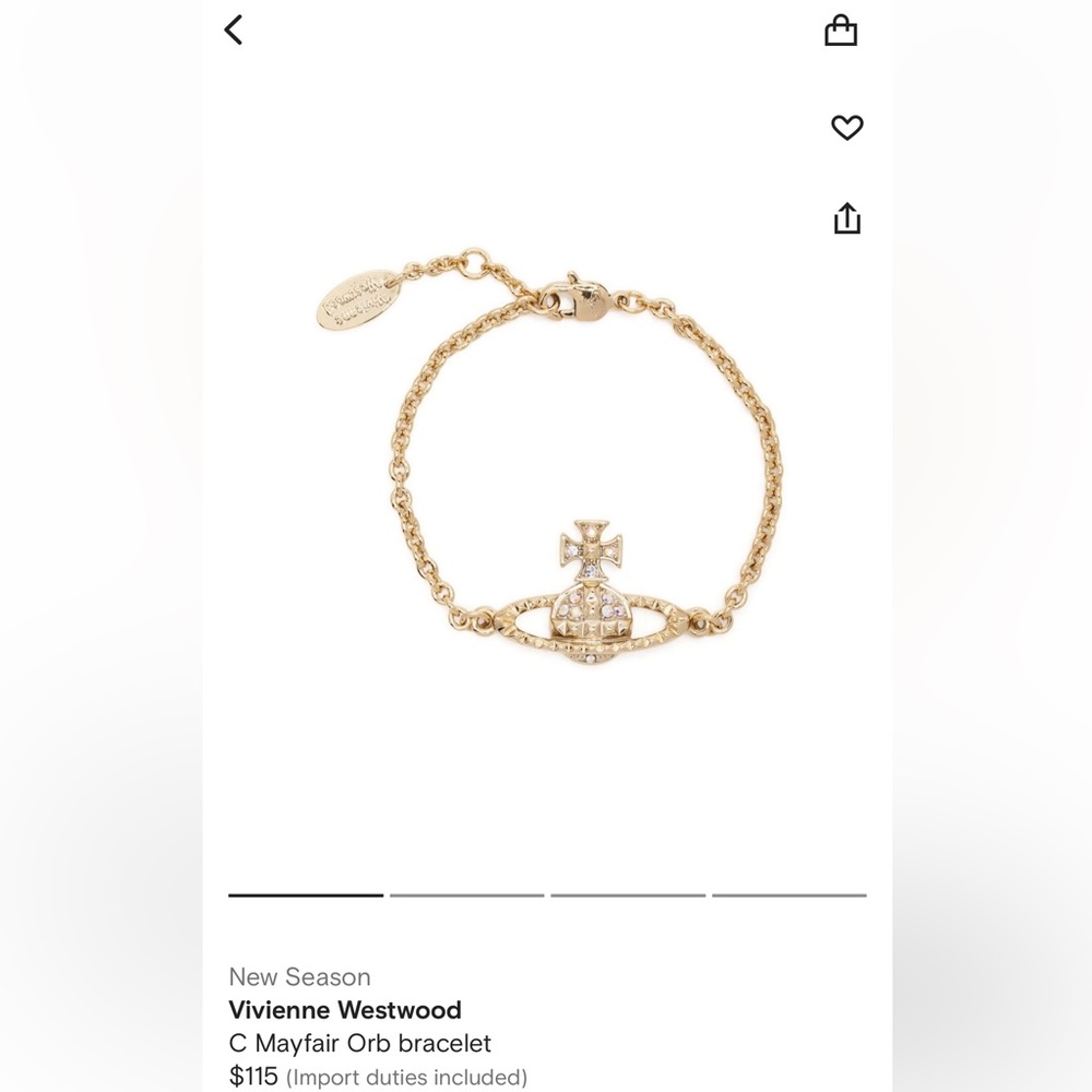 Vivienne Westwood Orb Bracelet